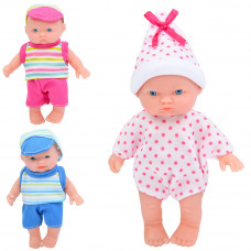 Пупс гумовий мікс у пакеті 16*11см 310-D