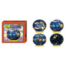 Пазлы 3D - архит.ШАР 10вид, 60дет. 113*13*13см YT229663/709