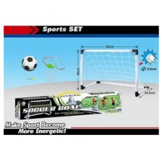 Мяч гумовий Футбол +ворота 40*62см, насос, кор 5009