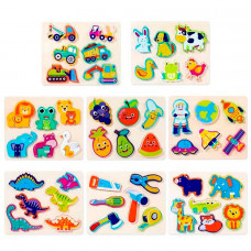 Дерев.гра Вкладиш 6шт, 22, 5*18см MD1971