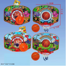 Мяч баскетбол міні+щит з кільцем, сітка 28*21см, LT365-3