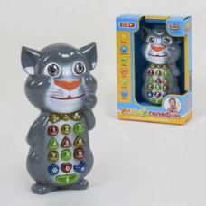 Телефон "КІТ ТОМ" муз, світ, навчальн, повторює, 7344UI