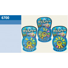Герої "Stikeez" гумові наліпки на планшетці 12шт 27*16см 6700