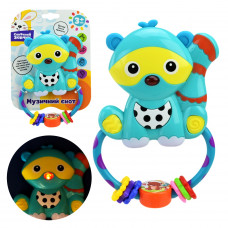 Брязкальце муз "Сонячн.зайчик" Єнот 17*12см PL-724-74