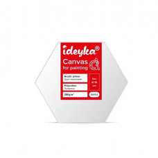 Полотно для малювання шестигранник 19см D017-S