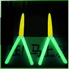 Ніж-метелик іграшковий антистрес, флюресц, 377-1